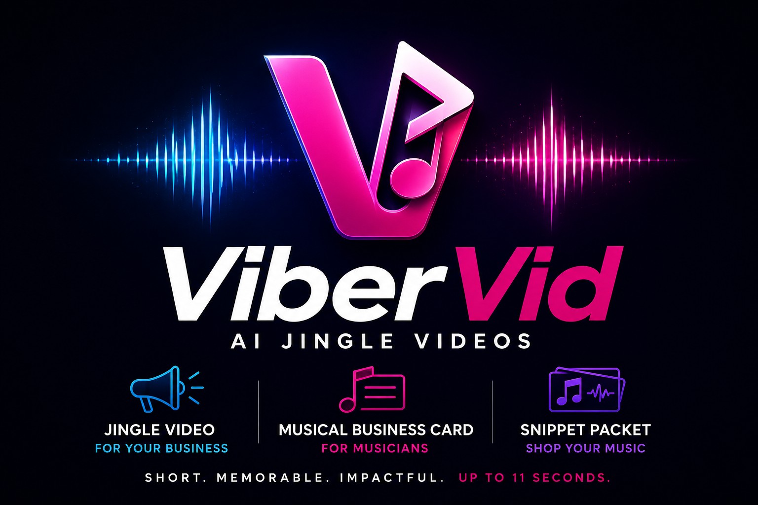 ViberVid AI Jingle Videos visual identity